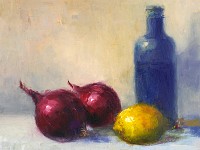 Oignons rouges et citron